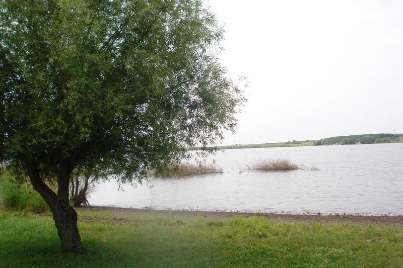 Břeh jezera Bogács